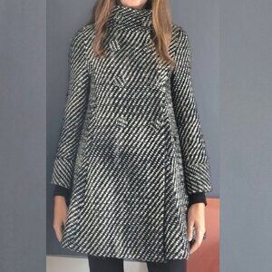 Vintage H&M Wool Blend Swing Coat - Size 4